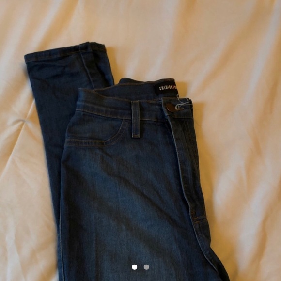 high waisted dark wash jeans - Picture 1 of 1